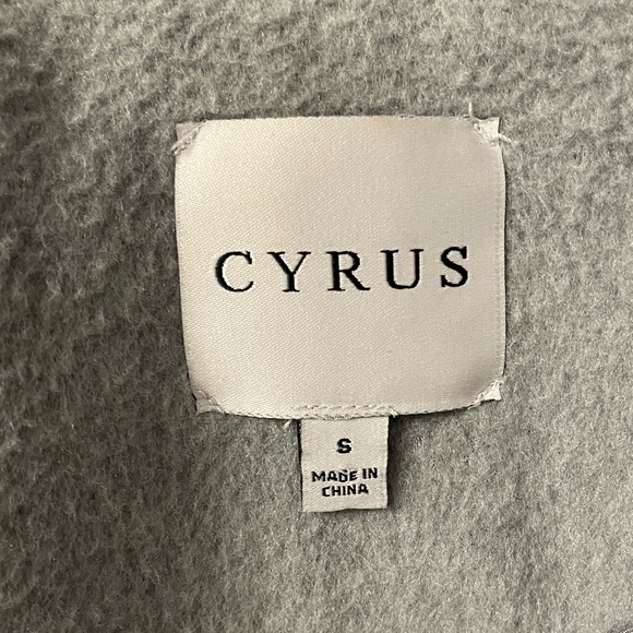 Cyrus Slate Blue Women's Peacoat sz Small ptp 20” length 34” - Picture 9 of 10